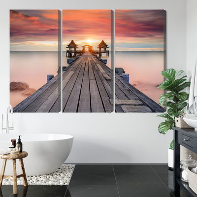 Ljuddämpande tavla - Hazy sea