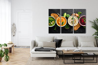 Ljuddämpande tavla - Vegetable cream soups