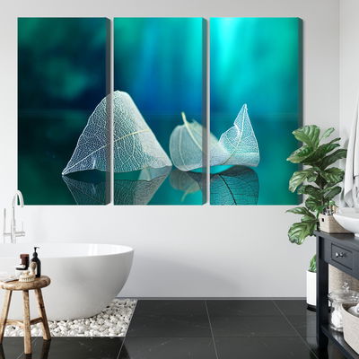 Ljuddämpande tavla - Delicate leaves close up