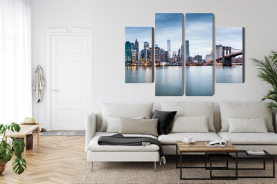 Ljuddämpande tavla - Panoramic view of the city