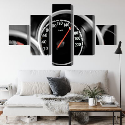 Ljuddämpande tavla - Car speedometer