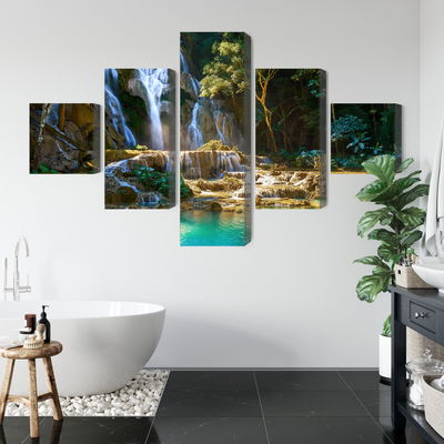 Ljuddämpande tavla - Kuang si waterfall