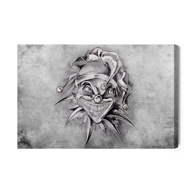 Ljuddämpande tavla - Sketched joker