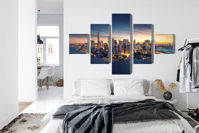 Ljuddämpande tavla - New York city panorama