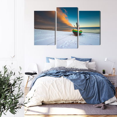 Ljuddämpande tavla - Fishing boat