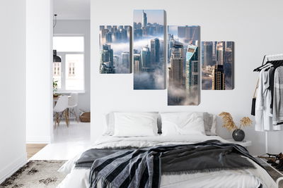 Ljuddämpande tavla - Dubai city panorama