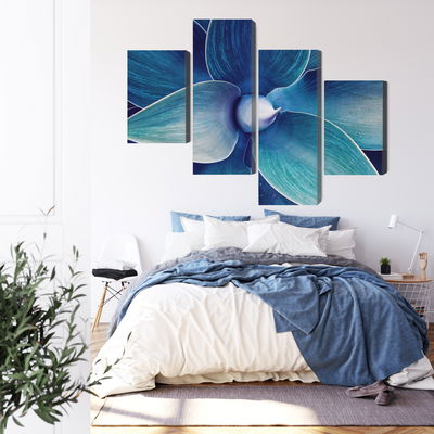 Ljuddämpande tavla - Top view of the plant