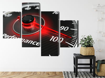 Ljuddämpande tavla - Modern 3d counter