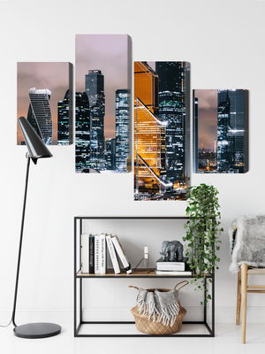 Ljuddämpande tavla - Panorama of moscow city