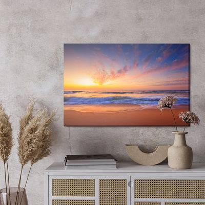 Ljuddämpande tavla - Clouds by the sea