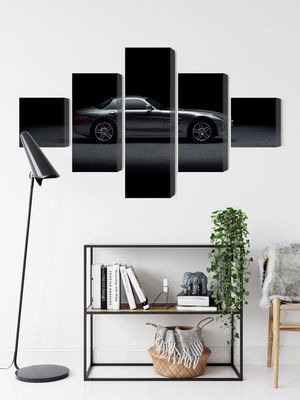 Ljuddämpande tavla - Sports car on a dark