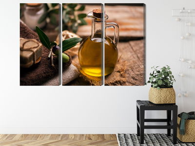 Ljuddämpande tavla - A bottle of olive oil