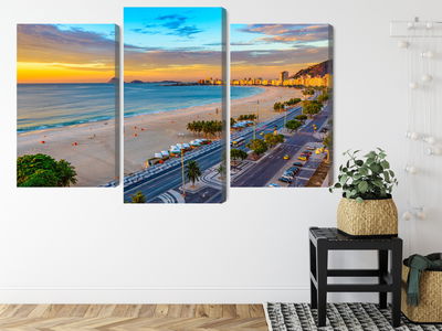 Ljuddämpande tavla - Sunrise view of copacabana