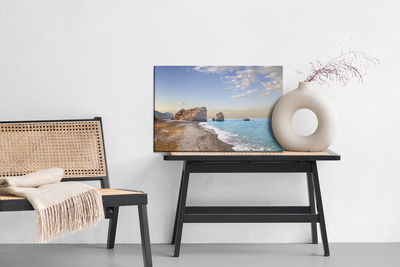 Ljuddämpande tavla - Rocks by the sea