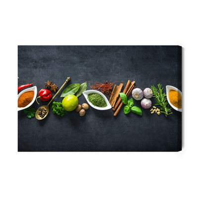 Ljuddämpande tavla - Oriental herbs and spices