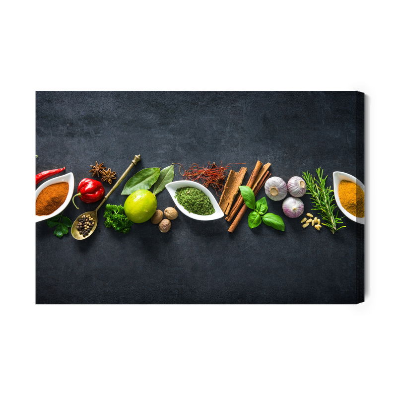 Ljuddämpande tavla - Oriental herbs and spices