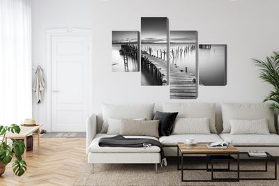 Ljuddämpande tavla - A dilapidated pier