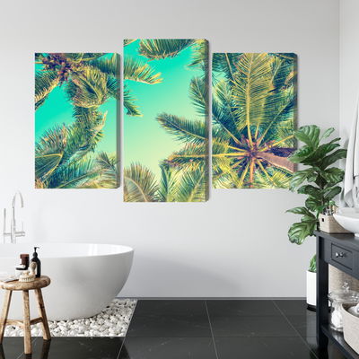 Ljuddämpande tavla - Bottom view of the palm trees