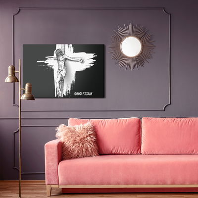 Ljuddämpande tavla - Christ on the cross