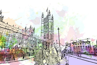 Ljuddämpande tavla - The palace of westminster