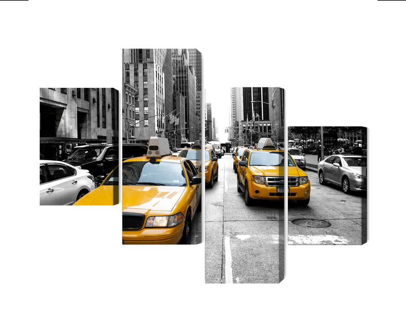 Ljuddämpande tavla - Taxis in New York
