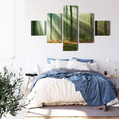 Ljuddämpande tavla - Forest landscape