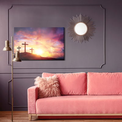 Ljuddämpande tavla - Crosses on the hill