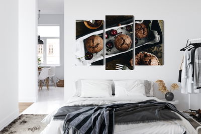 Ljuddämpande tavla - Muffins with cherries