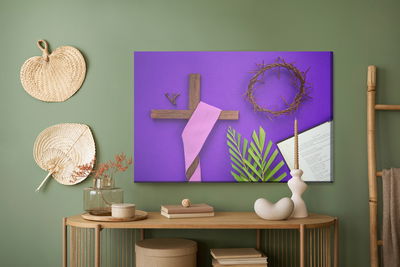 Ljuddämpande tavla - Lenten symbols