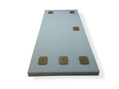 baksida av SilentDirect PES Wall Deep Industry väggabsorbent med monteringsfästen