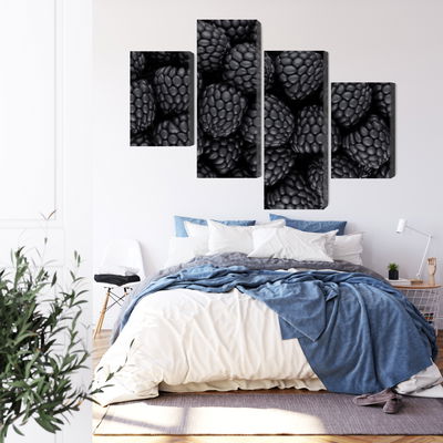 Ljuddämpande tavla - Blackberries on a macro scale