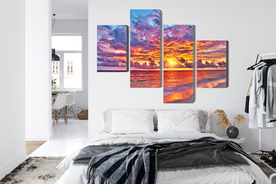 Ljuddämpande tavla - Picturesque sunset