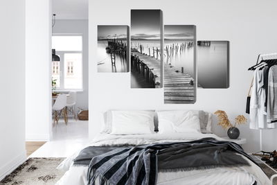 Ljuddämpande tavla - A dilapidated pier