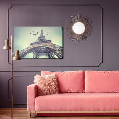 Ljuddämpande tavla - Bottom view of the eiffel