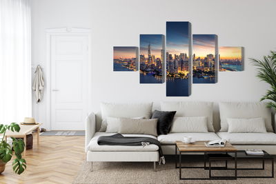 Ljuddämpande tavla - New York city panorama