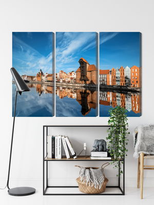 Ljuddämpande tavla - Panorama of gdansk