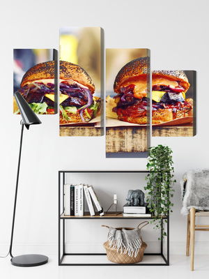 Ljuddämpande tavla - Vegan burgers