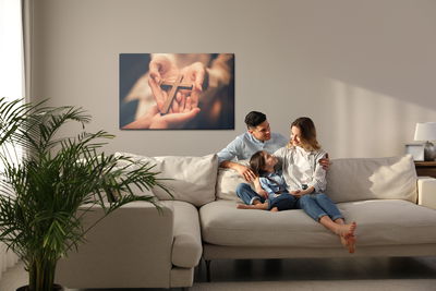 Ljuddämpande tavla - Cross on the hands