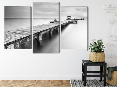 Ljuddämpande tavla - Wooden pier