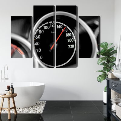 Ljuddämpande tavla - Car speedometer