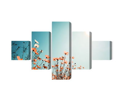 Ljuddämpande tavla - Field flowers in the sun