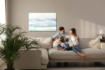 Ljuddämpande tavla - Sea abstract