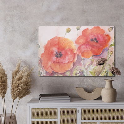 Ljuddämpande tavla - Poppies as painted