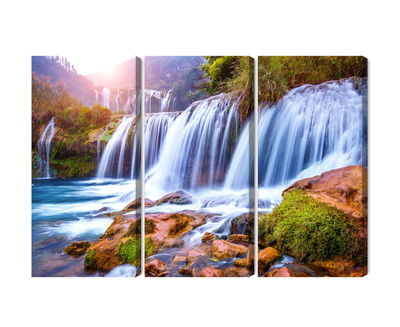 Ljuddämpande tavla - Jiulong waterfall in luoping