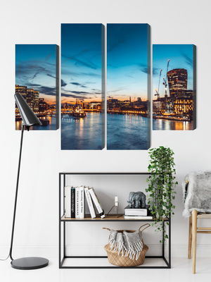 Ljuddämpande tavla - River thames in great britain