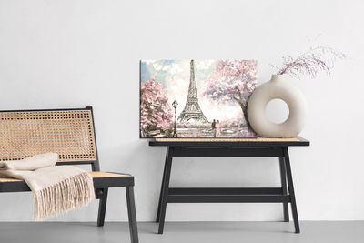 Ljuddämpande tavla - Romantic picture of Paris