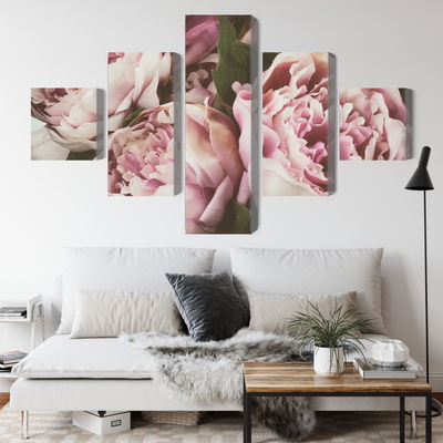 Ljuddämpande tavla - Delicate vintage peony