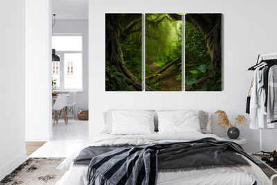 Ljuddämpande tavla - Path in a tropical forest