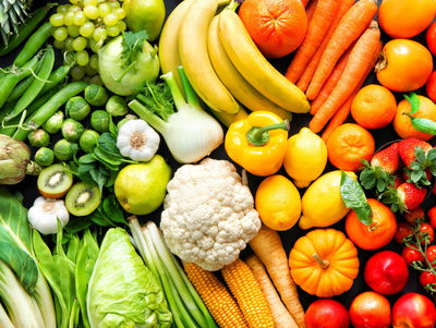 Ljuddämpande tavla - Fruits and vegetables