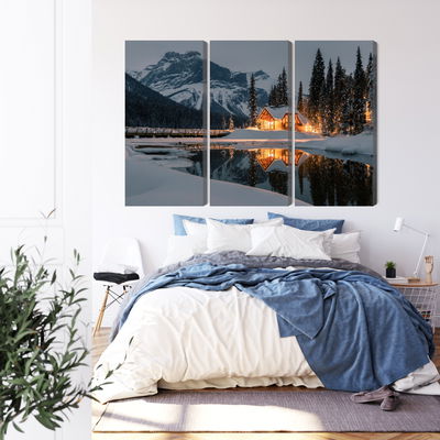 Ljuddämpande tavla - Emerald lake in Canada